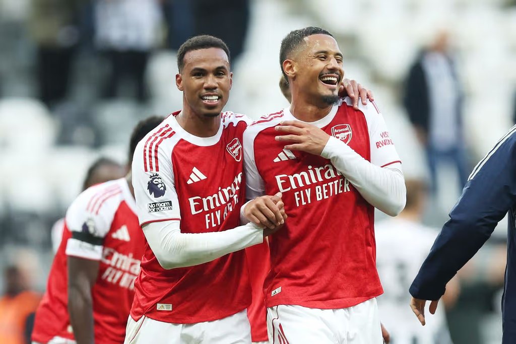 Gabriel escapes red card after ‘headbutt’ incident with Haaland