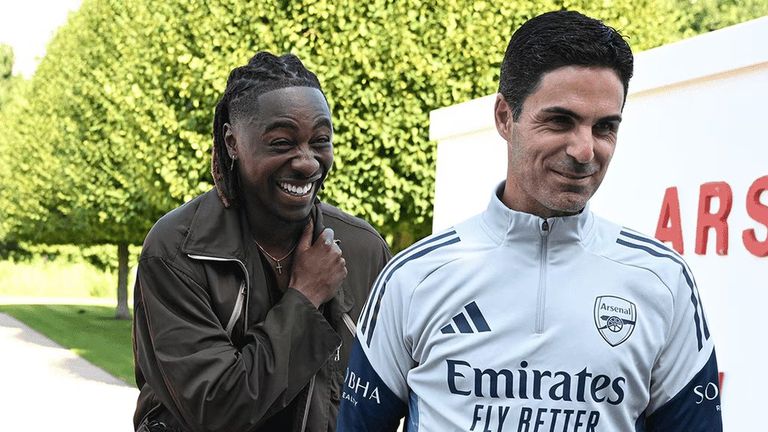 Eze and Martinelli train ahead of Atletico clash as Havertz remains absent