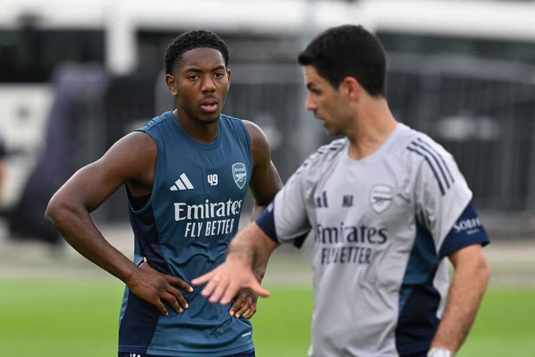 Lewis-Skelly delighted after finally getting midfield chance as Arteta admits he’s been tough