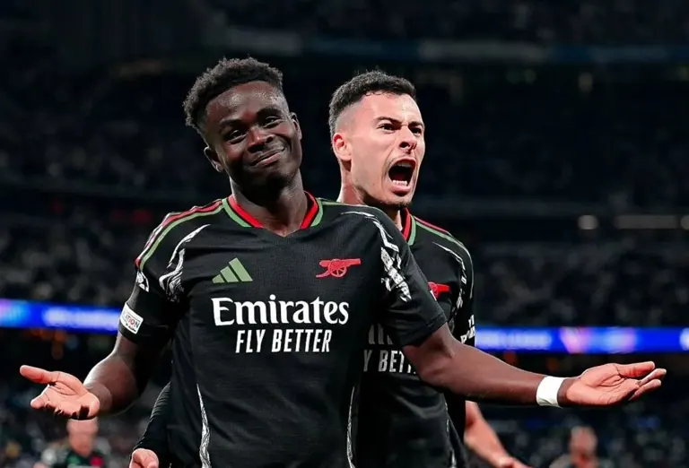 Saka responds to O'Leary criticism with goal and assist vs Lille